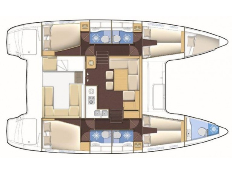 Location Catamaran Lagoon avec permis