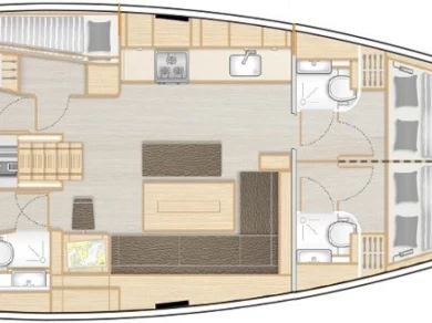 Verhuur Zeilboot in Rhodes (Ville) - Hanse Hanse 508