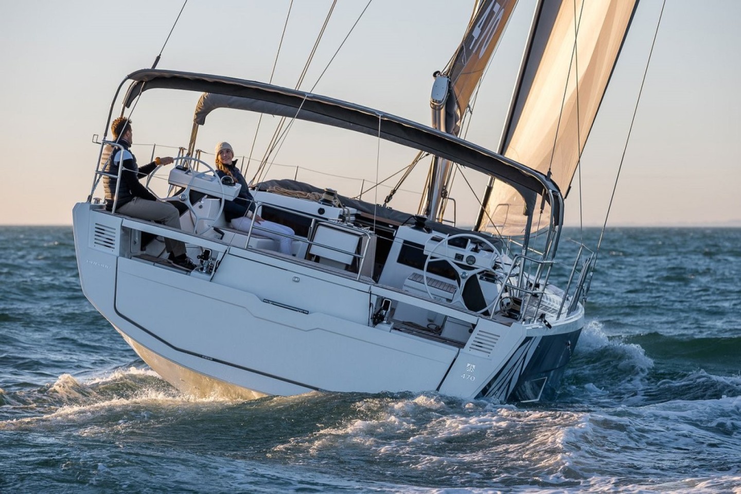 Dufour 470 eco solar sailboat charter in Pula, Croatia