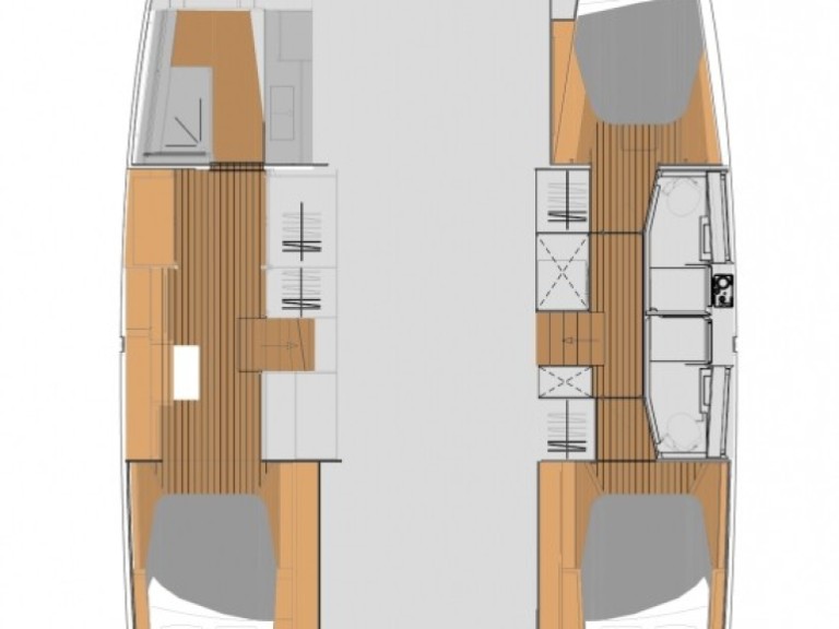 Location bateau Fountaine Pajot Elba 45 à Marina Punat sur Samboat