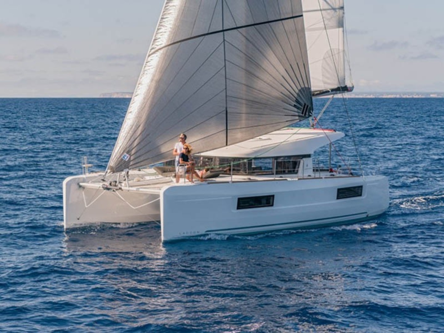 Lagoon 40 DUPLO II eco solar catamaran charter from Mandalina Marina, Šibenik
