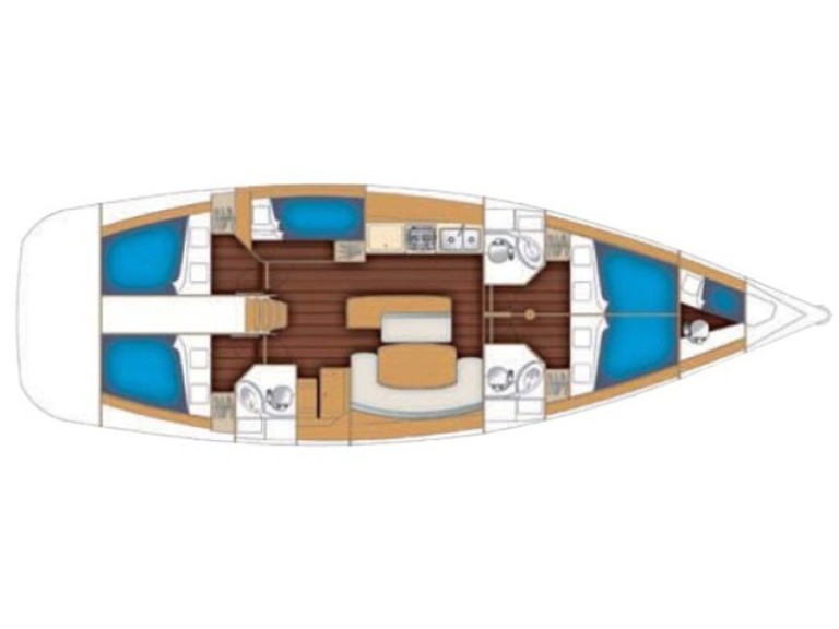Location bateau Álimos pas cher Cyclades 50.5