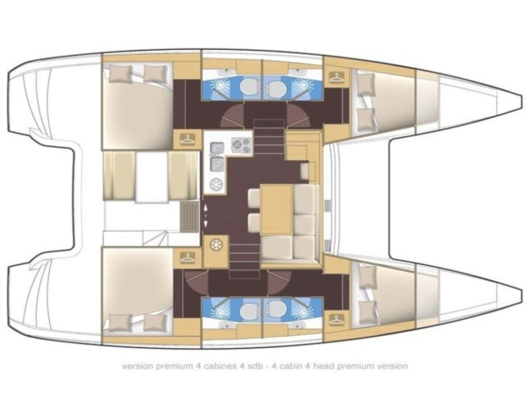 Location bateau Lagoon Lagoon 39 à Préveza sur Samboat