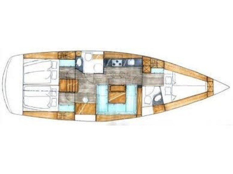 Louez un Bavaria Bavaria 43 Cruiser à Nikiána