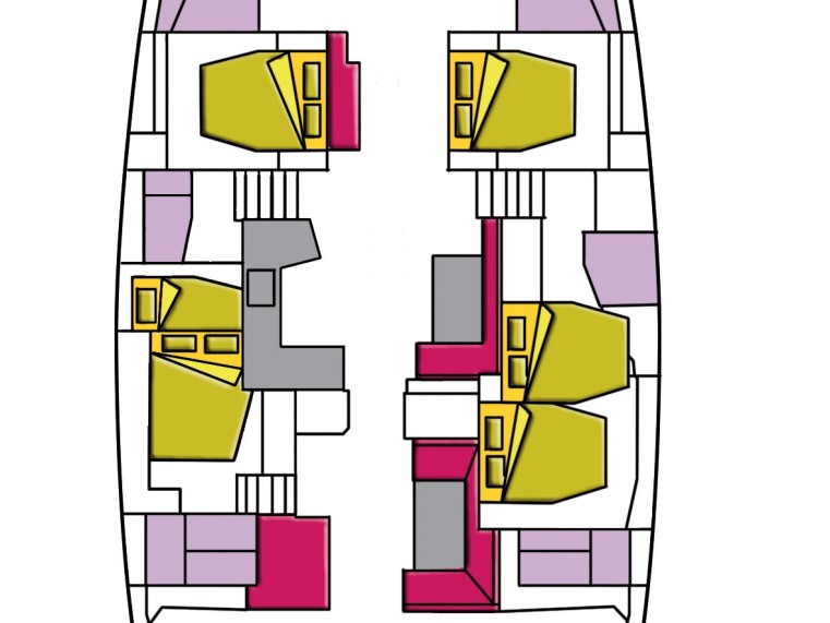 Location Catamaran à Cugnana Verde - Lagoon Lagoon 52 F