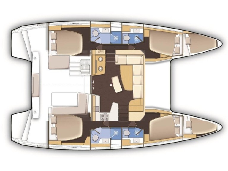 Location Catamaran à Salerne - Lagoon Lagoon 42