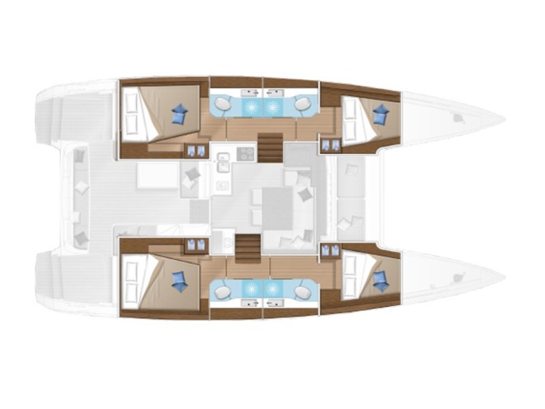 Location Catamaran à D-Marin Dalmacija Marina - Lagoon Lagoon 40