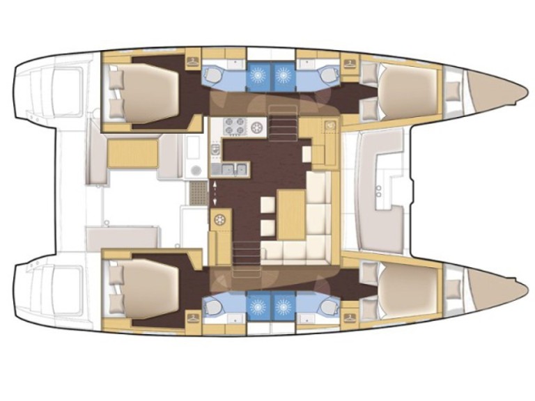 Location Catamaran Lagoon avec permis