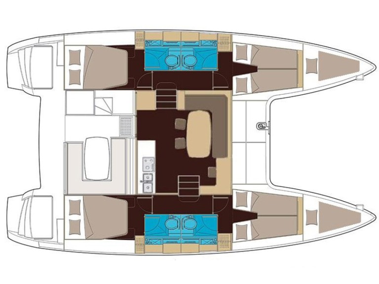 Location Catamaran à D-Marin Dalmacija Marina - Lagoon Lagoon 400 S2