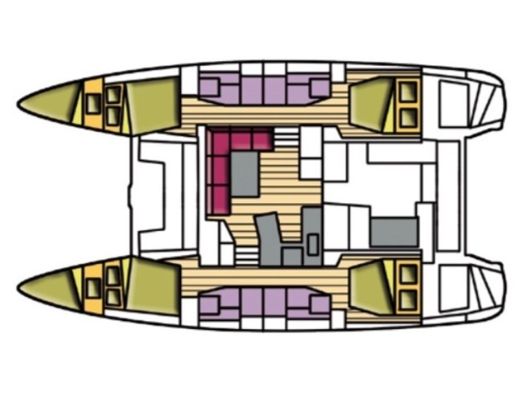 Location bateau Cugnana Verde pas cher Lagoon 42
