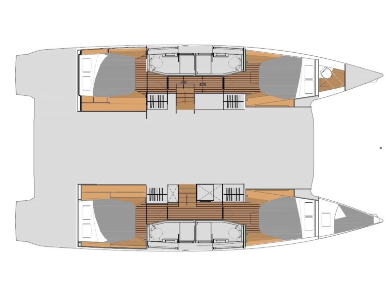 Location bateau Fountaine Pajot Elba 45 à Donji Seget sur Samboat