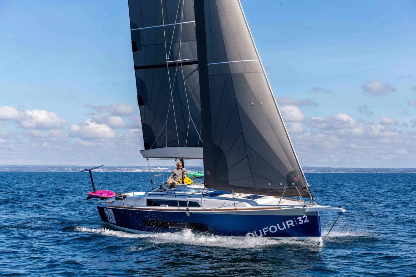 Dufour 32 eco solar sailboat charter in Marseille, France