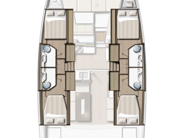 Location bateau Bali Catamarans Bali 4.2 à Pirovac sur Samboat