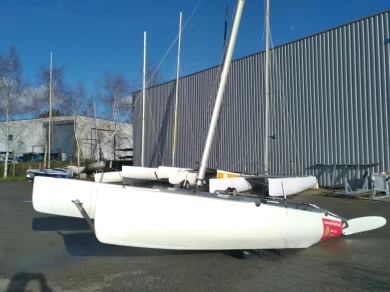Bareboat Rental Catamaran Nacra with a boat licence
