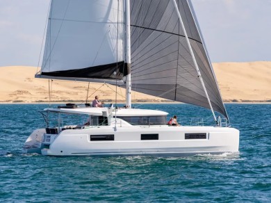 Bareboat Rental Catamaran Lagoon with a boat licence