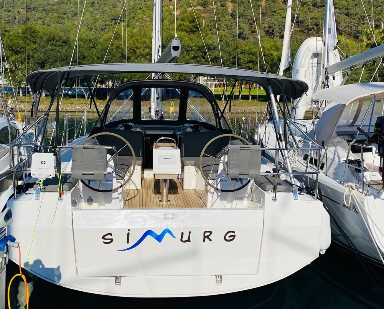 Bavaria C38 Simurg eco solar sailboat charter in Göcek, Turkey
