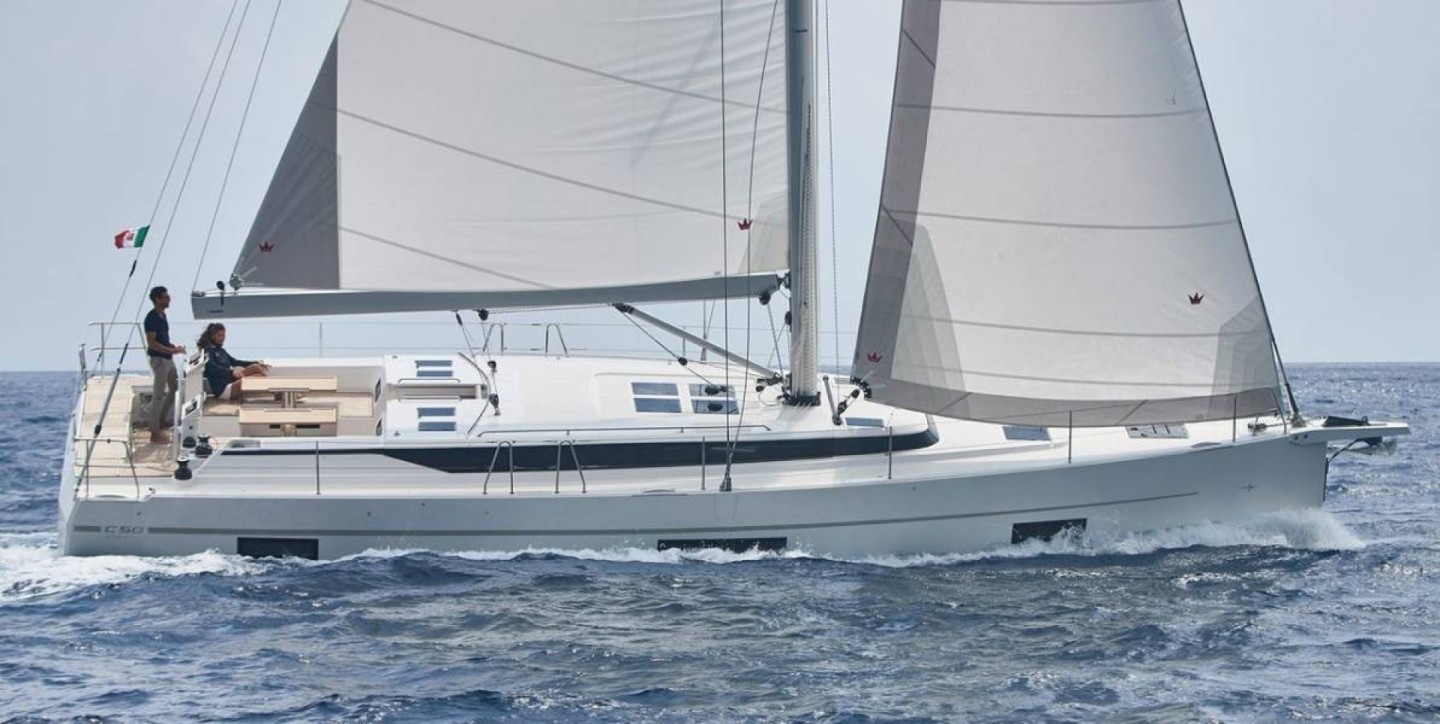 Bavaria C50 eco solar sailboat charter in Sukošan, Croatia