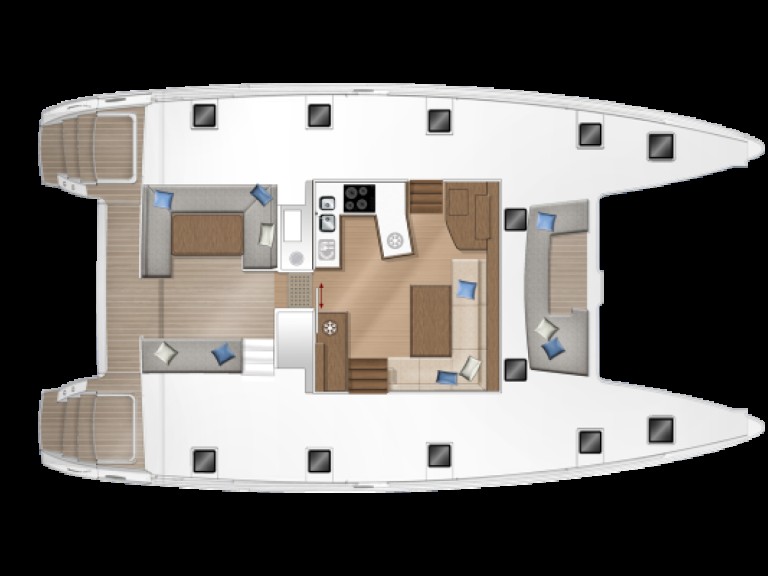 Location Catamaran à Zanzibar - Lagoon Lagoon 450 F