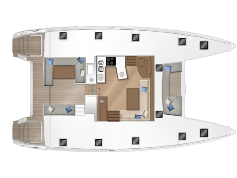 Location Catamaran à Zanzibar - Lagoon Lagoon 450 F