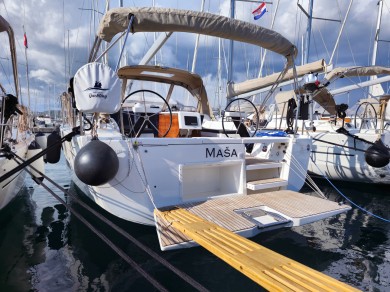 Dufour Dufour 390 Grand Large charter bareboat or skippered in  Rogoznica