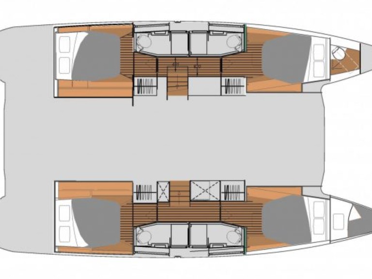 Location Catamaran à Porto-Vecchio - Fountaine Pajot Elba 45