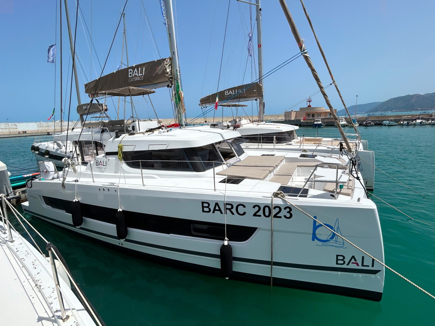 Bali Catspace Voile eco solar catamaran charter in Capo d'Orlando, Italy
