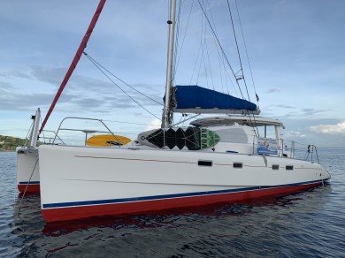 Bareboat Rental Catamaran Leopard with a boat licence