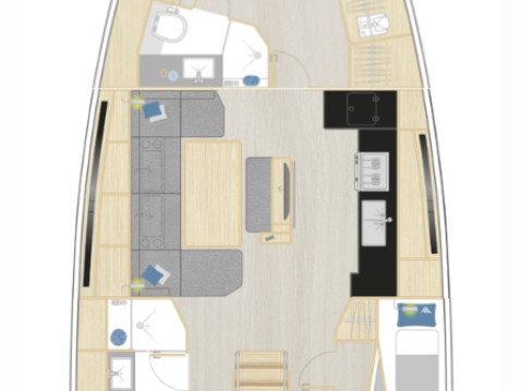 Location bateau Hanse Hanse 460 à Sibenik sur Samboat