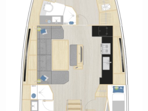 Location bateau Hanse Hanse 460 à Mandalina Marina sur Samboat