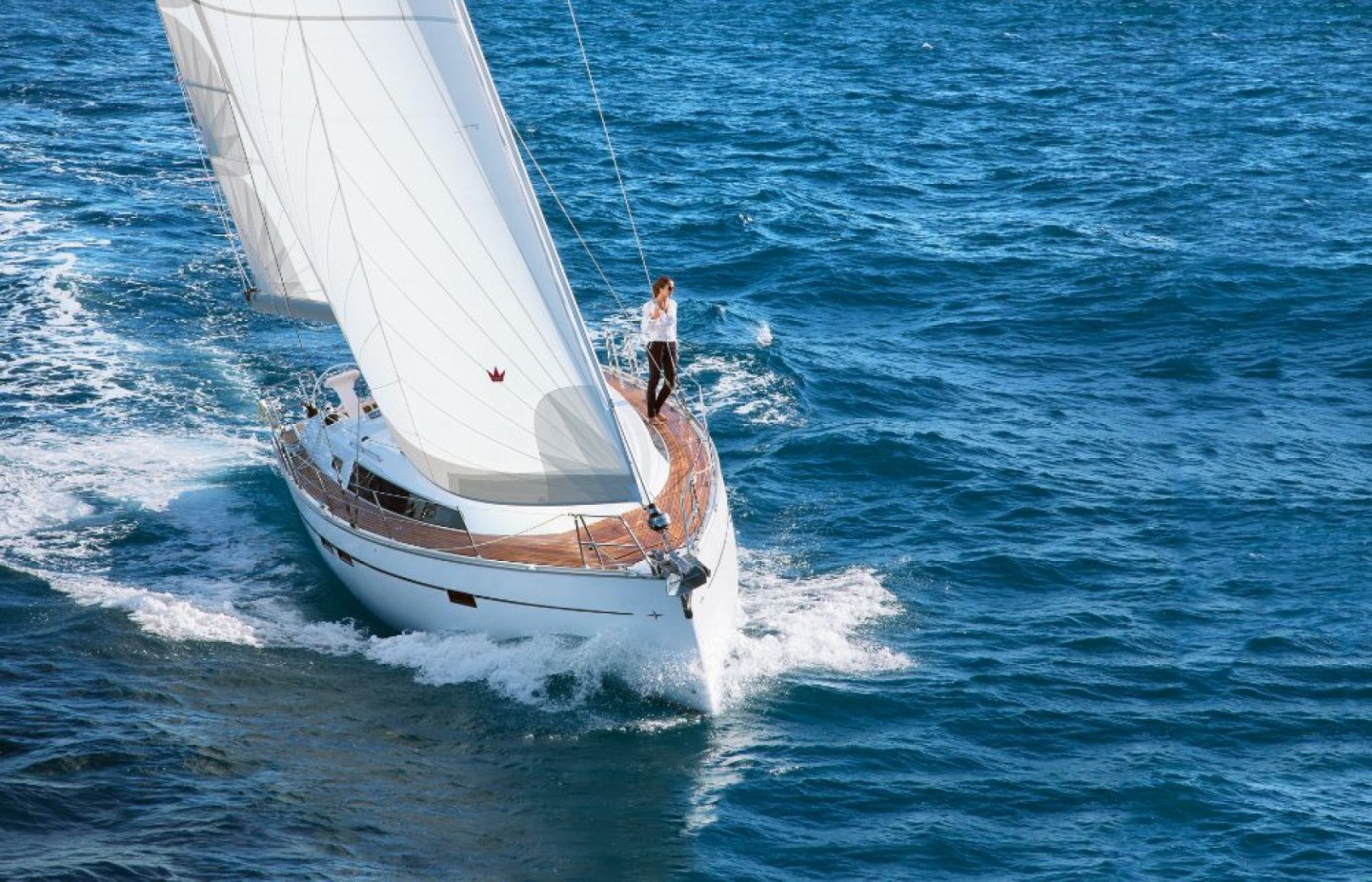 Bavaria Cruiser 46 Northberry Blu eco solar sailboat charter in  Göcek, Turkey