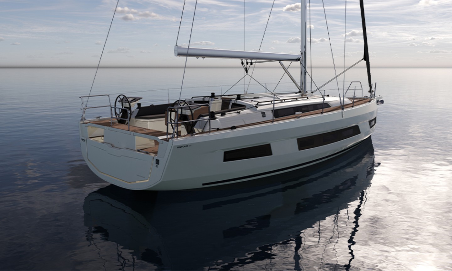 Dufour 41 eco solar sailing yacht charter in Kos, Greece