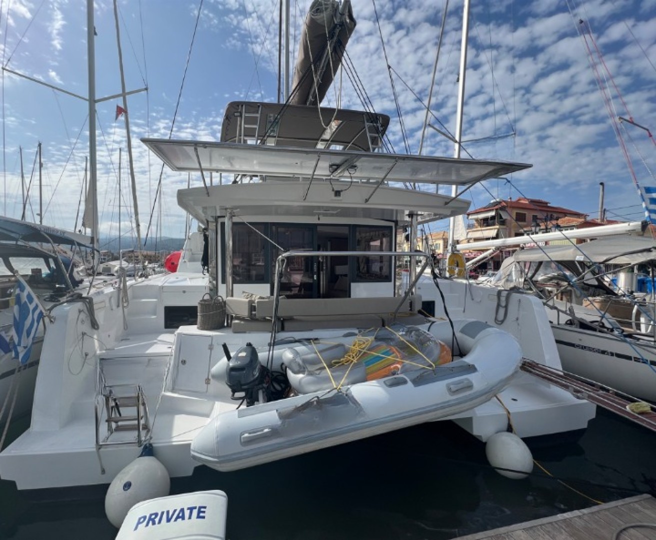 Bali 4.4 eco solar catamaran charter in Lefkáda, Greece