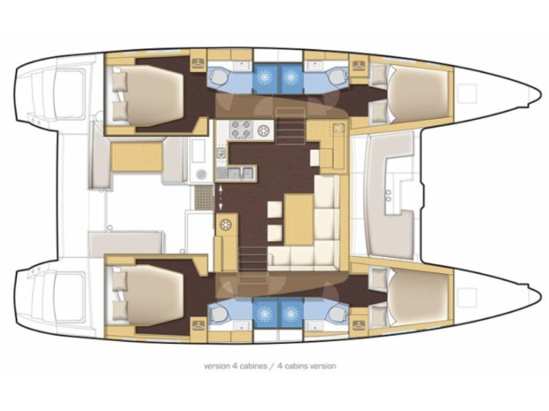 Lagoon Lagoon 450 F a louer à Nettuno