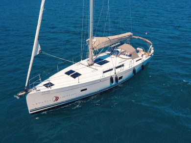 Hanse Hanse 458 charter bareboat or skippered in  Seget Donji