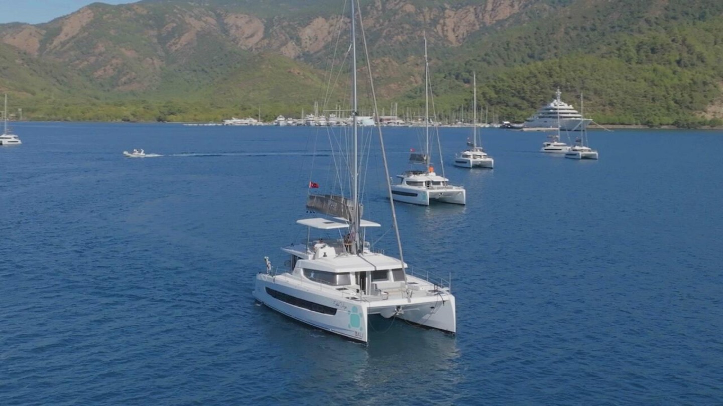 Bali 4.8 Ediba Virgo eco solar catamaran charter in Marmaris