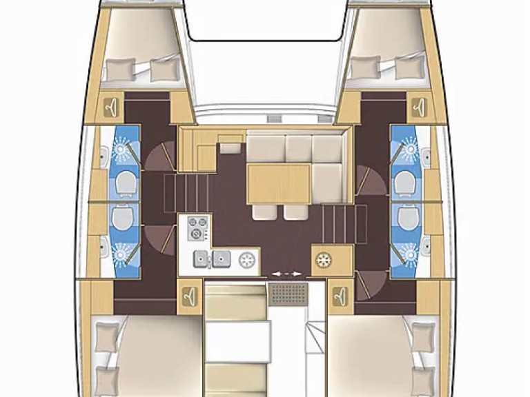 Location bateau Punat pas cher Lagoon 39