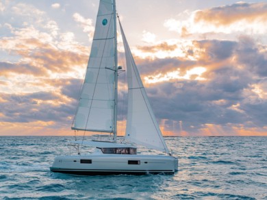 Bareboat Rental Catamaran Lagoon with a boat licence