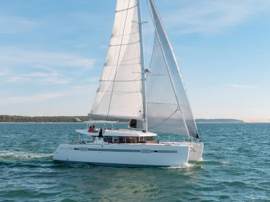 Lagoon Lagoon 450 Sport Top charter bareboat or skippered in  Bas du Fort