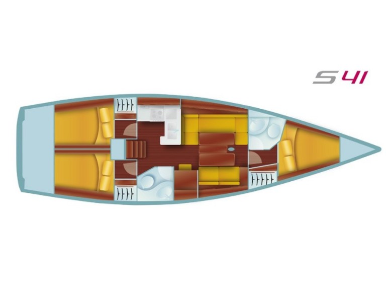 Location bateau Adaköy pas cher Salona 41 Performance