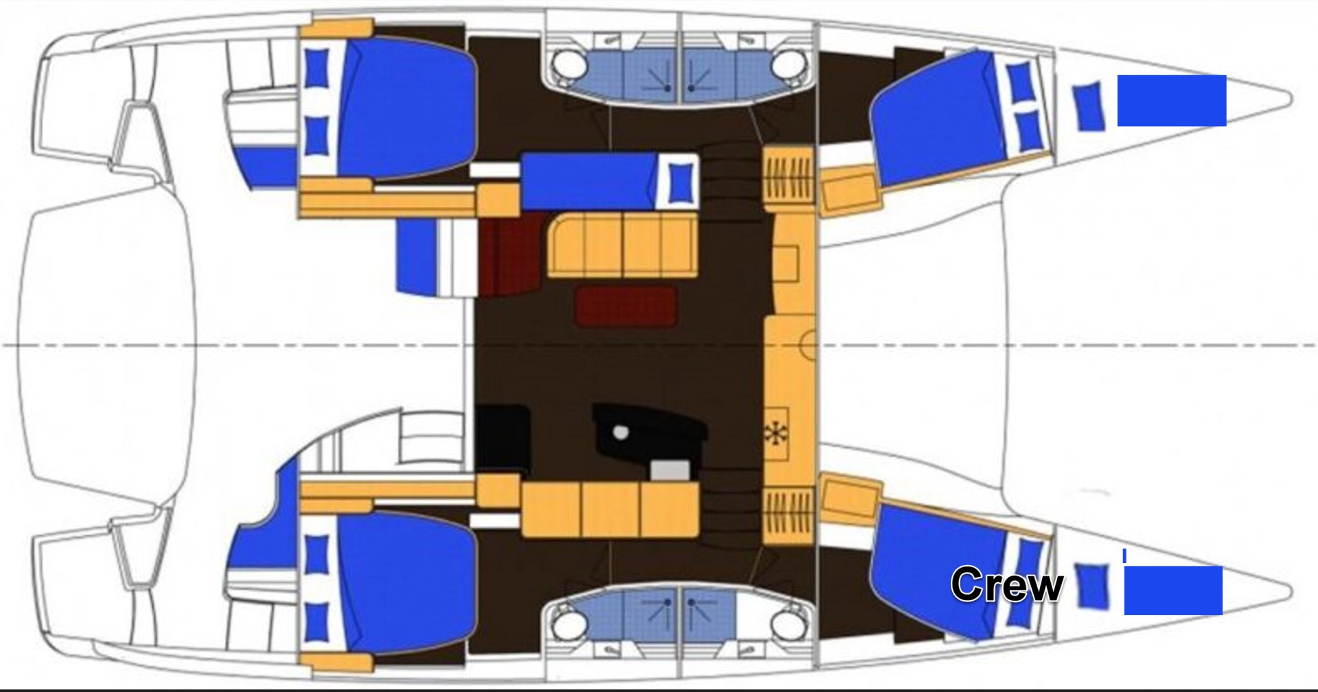 Location Catamaran à Porto-Vecchio - Fountaine Pajot Salina 48 Evolution