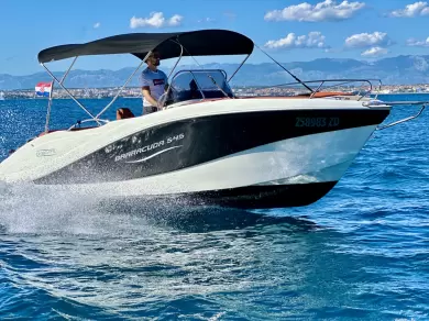 Rent a Motorboat Okiboats Barracuda 545 Open in Marina Zadar