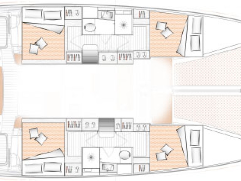 Louer Catamaran avec ou sans skipper Excess à Lefkáda