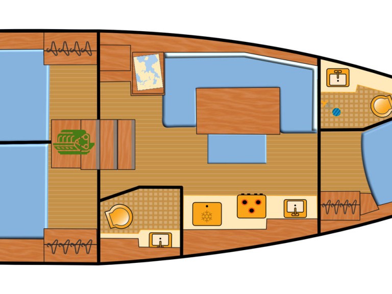 Location bateau Bénéteau Oceanis 37.1 à Biograd na Moru sur Samboat