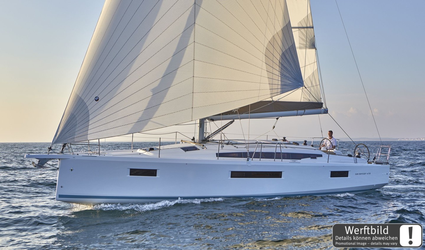 Jeanneau Sun Odyssey 410 eco solar sailboat charter at Marina Punat, Croatia