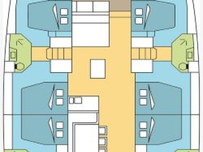 Location bateau Bali Catamarans Bali 5.4 à Parham Town sur Samboat