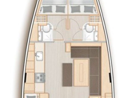 Location à Punat - Hanse Hanse 508 sur SamBoat