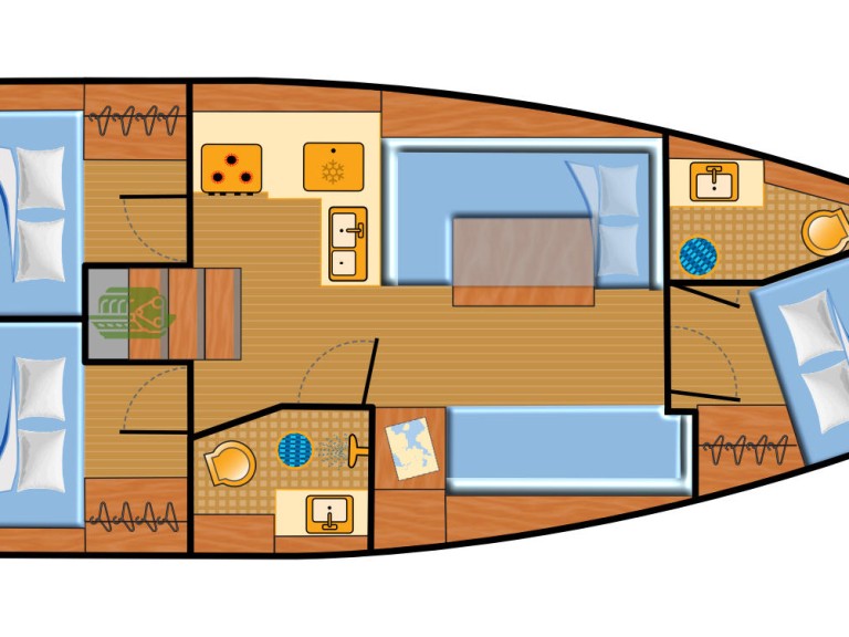 Location à Biograd na Moru - Jeanneau Sun Odyssey 380 sur SamBoat
