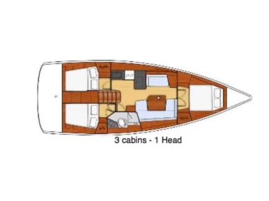 Boat rental Bénéteau Oceanis 41.1 Perfomance in Port de Pollença on Samboat