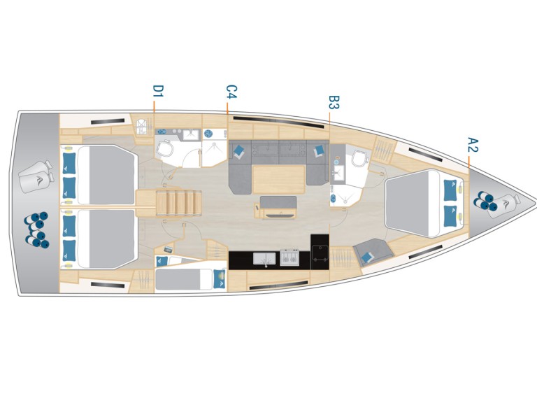Location Voilier Hanse avec permis