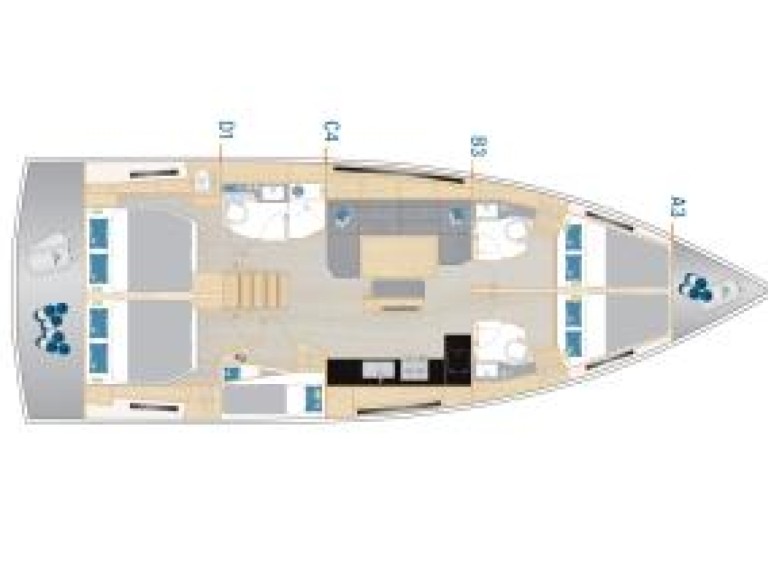 Location Voilier à Sukošan - Hanse Hanse 460